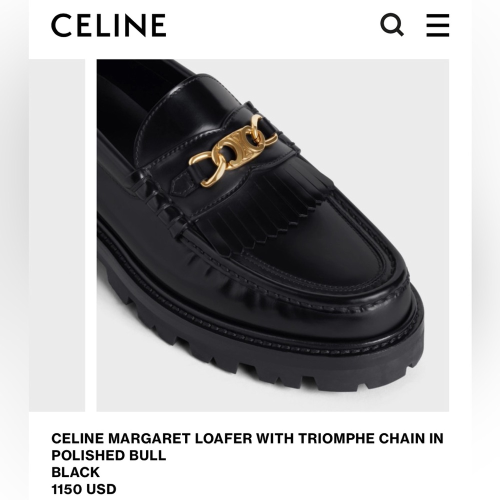 Celine Margaret loafers